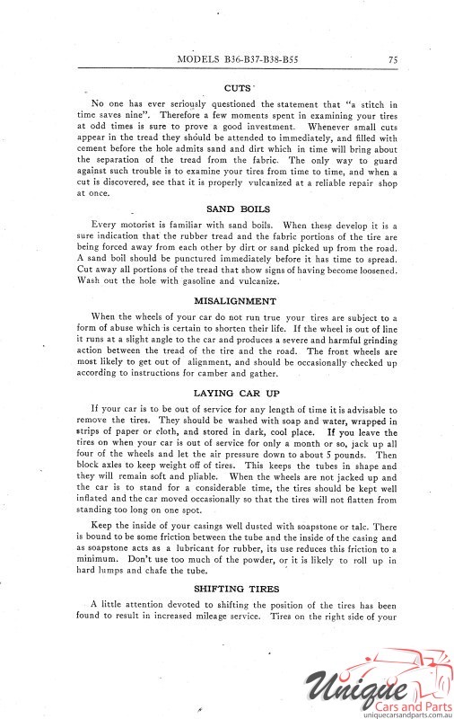 1914 Buick Reference Book Page 47